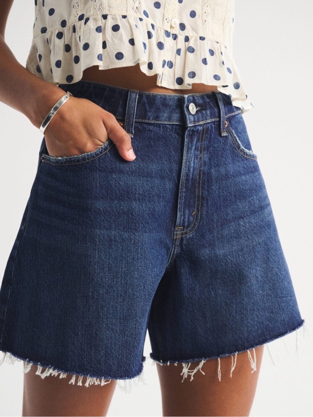 Abercrombie High Rise Loose Curve Love Short